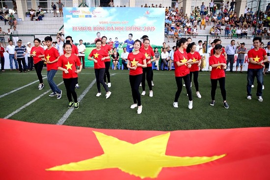 Khai mạc vòng chung kết "Festival bóng đá học đường U13" năm 2015 ảnh 4